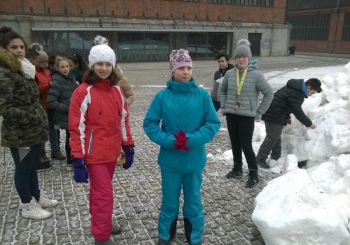 Na běžkách v Dolní oblasti Vítkovic